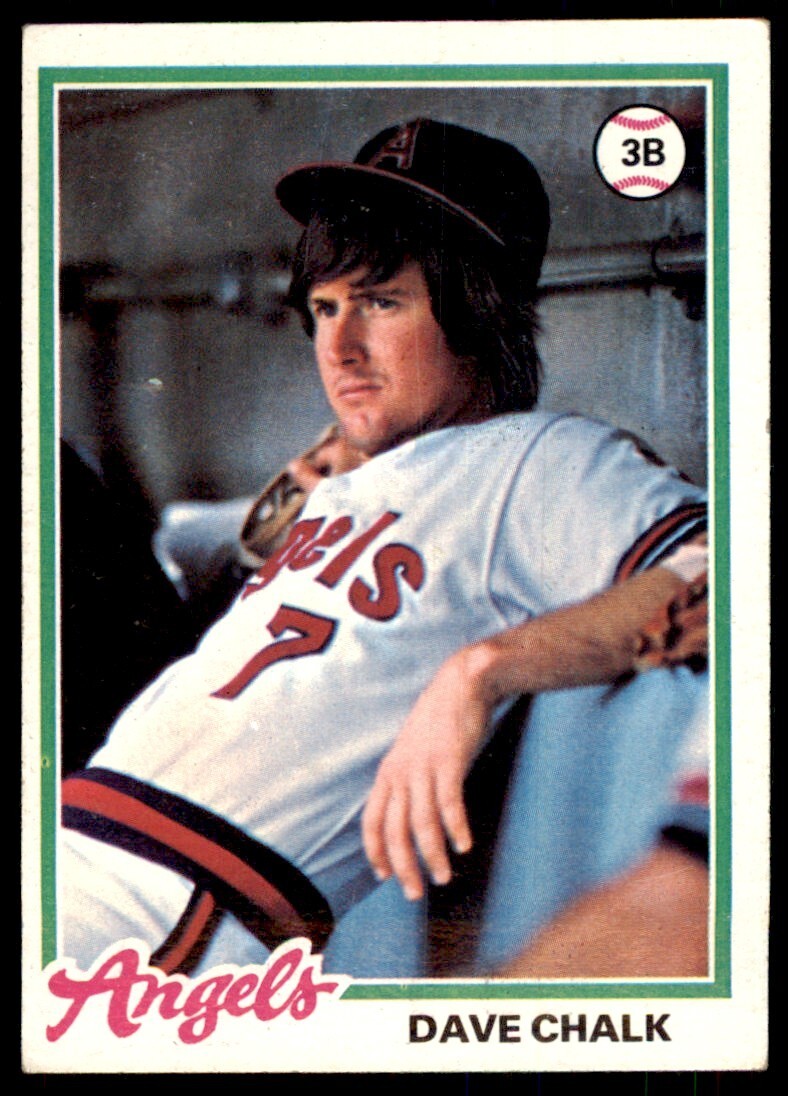 1978 TOPPS DAVE CHALK CALIFORNIA ANGELS #178 (105)