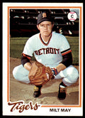 1978 TOPPS MILT MAY DETROIT TIGERS #176 (103)