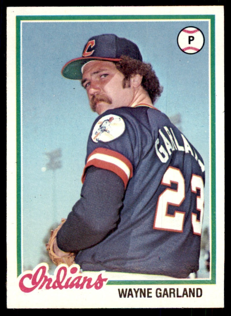 1978 TOPPS WAYNE GARLAND CLEVELAND INDIANS #174 (100)