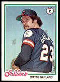 1978 TOPPS WAYNE GARLAND CLEVELAND INDIANS #174 (103)