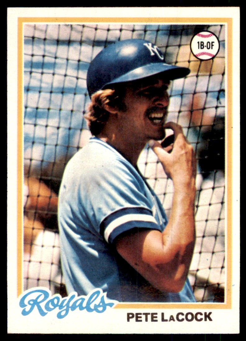 1978 TOPPS PETE LACOCK KANSAS CITY ROYALS #157 (102)
