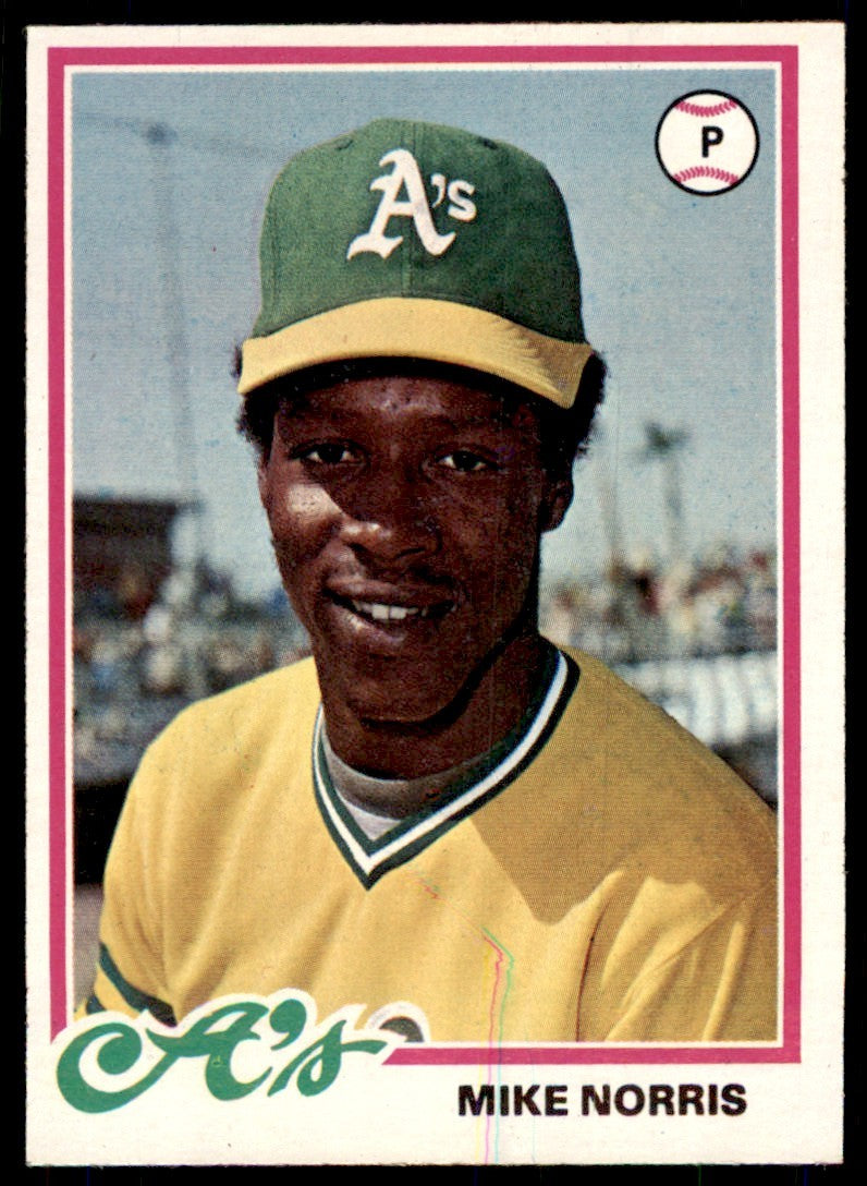1978 TOPPS MIKE NORRIS 100 OAKLAND ATHLETICS #434