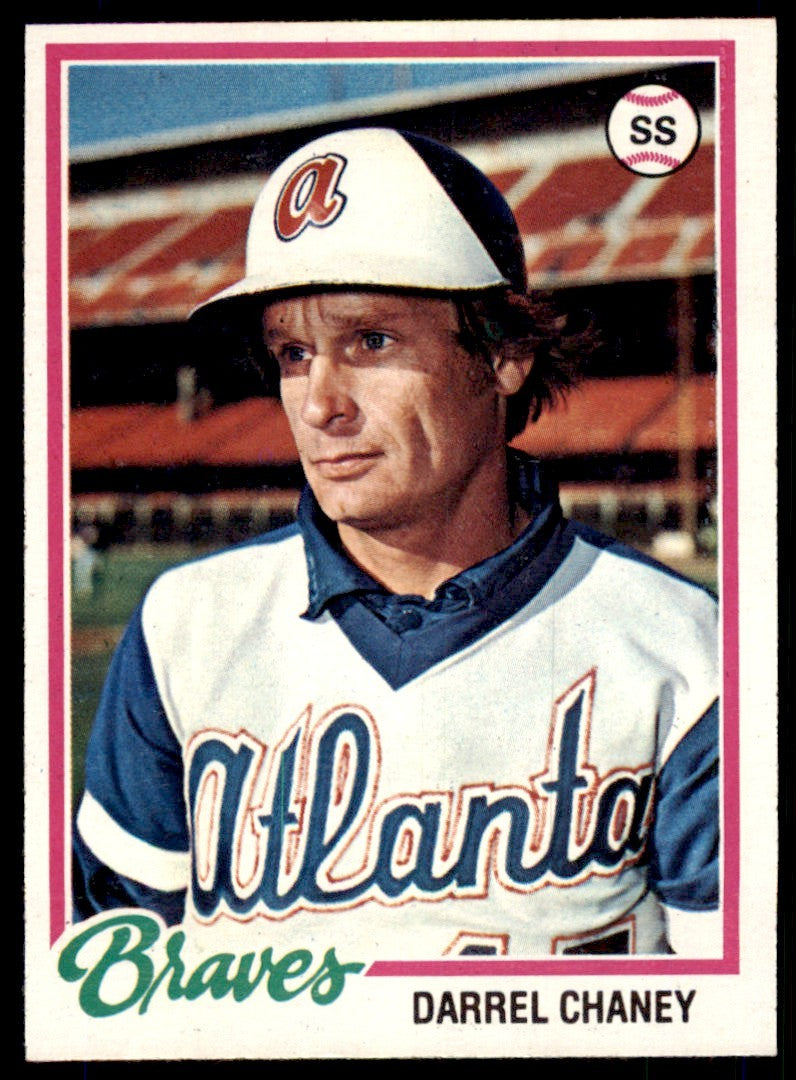 1978 TOPPS DARREL CHANEY 104 ATLANTA BRAVES #443