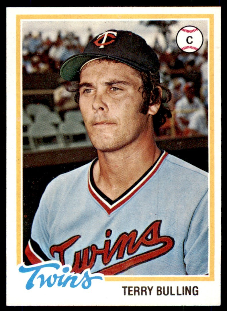 1978 TOPPS TERRY BULLING 102 MINNESOTA TWINS #432