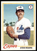 1978 TOPPS. STEVE ROGERS 101 MONTREAL EXPOS #425