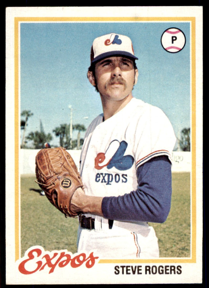 1978 TOPPS. STEVE ROGERS 101 MONTREAL EXPOS #425