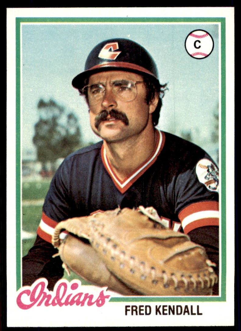 1978 TOPPS. FRED KENDALL 102 CLEVELAND INDIANS #426