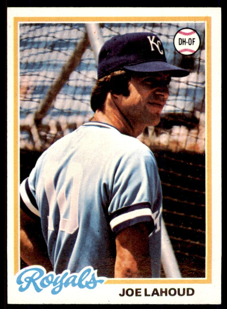 1978 TOPPS* JOE LAHOUD 100. KANSAS CITY ROYALS #382