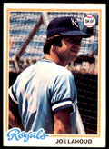 1978 TOPPS* JOE LAHOUD 103. KANSAS CITY ROYALS #382