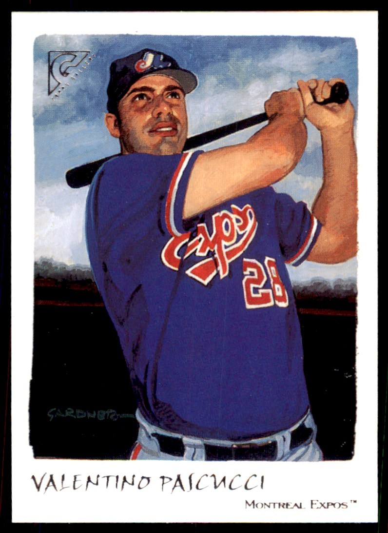2002 TOPPS GALLERY. VALENTINO PASCUCCI MONTREAL EXPOS #168