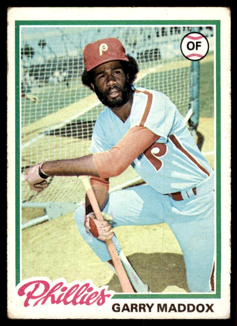 1978 TOPPS GARRY MADDOX 103 PHILADELPHIA PHILLIES #610