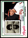 1978 TOPPS DAVE GARCIA 103 CALIFORNIA ANGELS #656