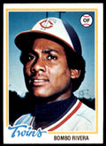 1978 TOPPS BOMBO RIVERA 101 MINNESOTA TWINS #657
