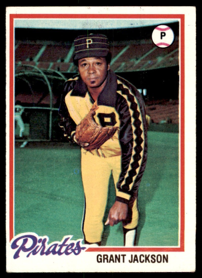 1978 TOPPS GRANT JACKSON 103 PITTSBURGH PIRATES #661