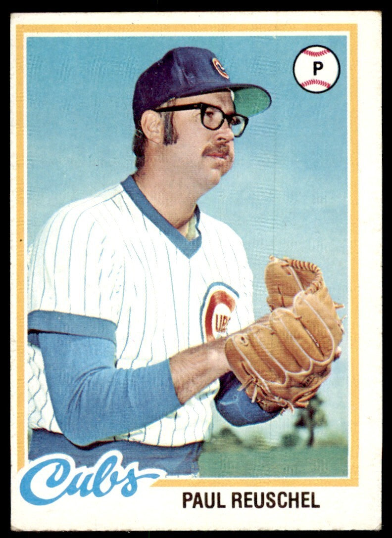 1978 TOPPS PAUL REUSCHEL 100 CHICAGO CUBS #663