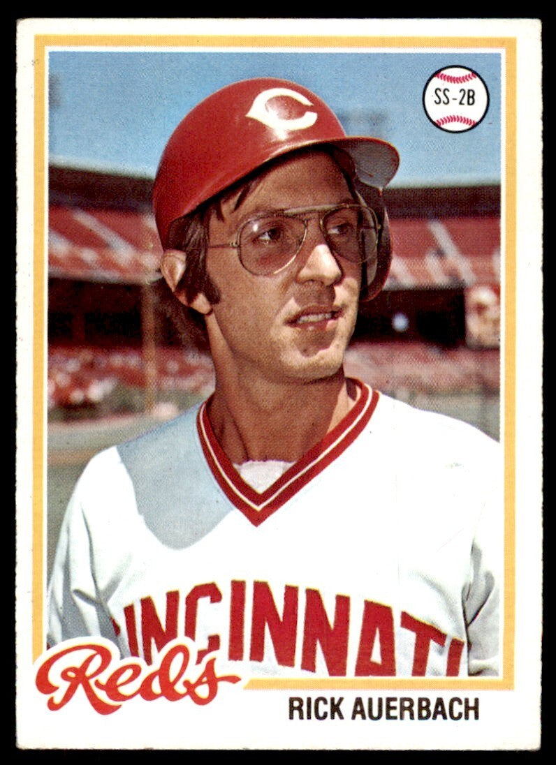 1978 TOPPS RICK AUERBACH 106 CINCINNATI REDS #646