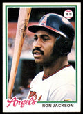 1978 TOPPS RON JACKSON 100 CALIFORNIA ANGELS #718