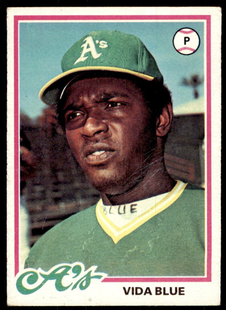 1978 TOPPS VIDA BLUE 104 OAKLAND ATHLETICS #680
