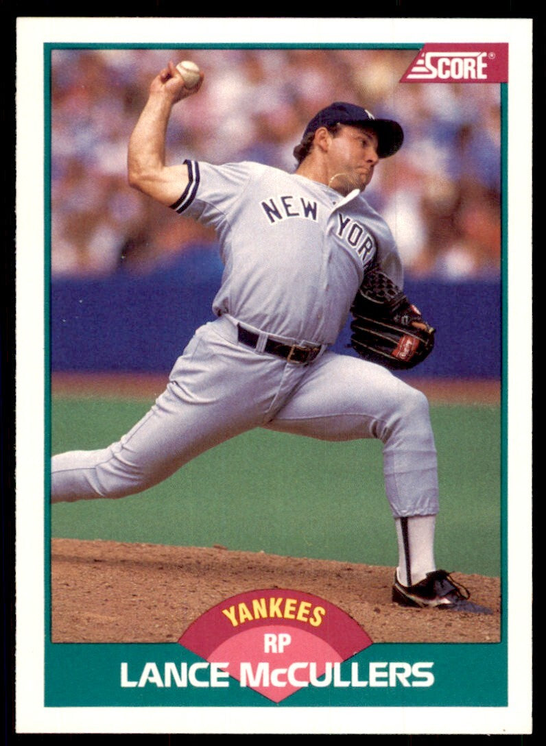 1989 Score Rookie & Traded Lance McCullers New York Yankees #63T