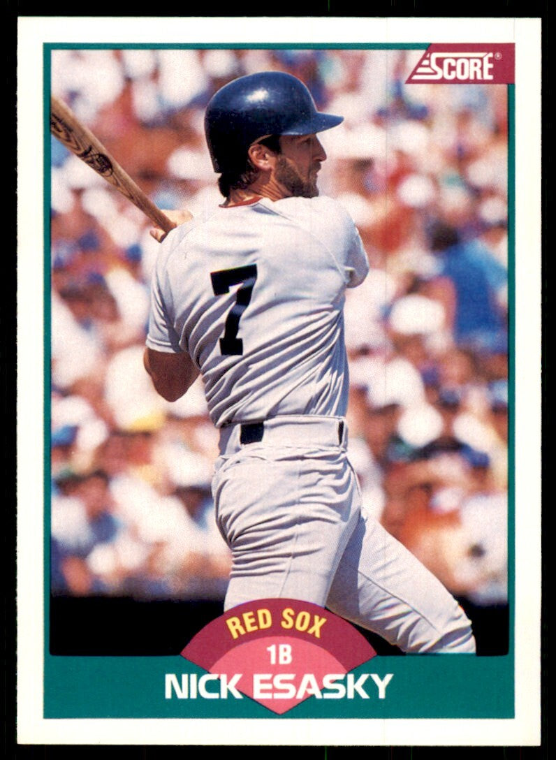 1989 Score Rookie & Traded. Nick Esasky Boston Red Sox #37T