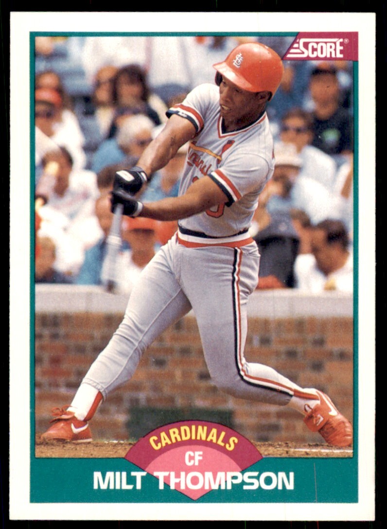 1989 Score Rookie & Traded. Milt Thompson St. Louis Cardinals #45T