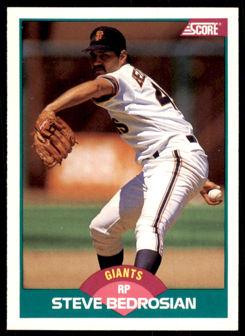 1989 Score Rookie & Traded: Steve Bedrosian San Francisco Giants #49T