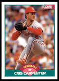 1989 Score Rookie & Traded: Cris Carpenter St. Louis Cardinals #81T