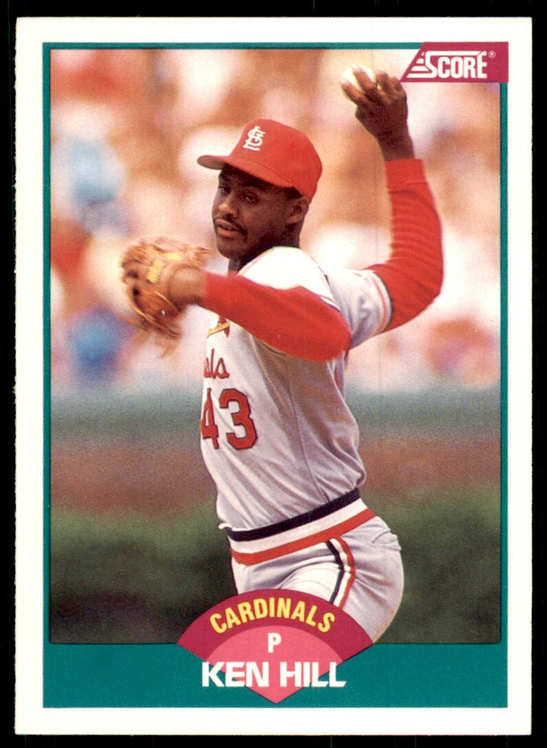 1989 Score Rookie & Traded: Ken Hill St. Louis Cardinals #98T