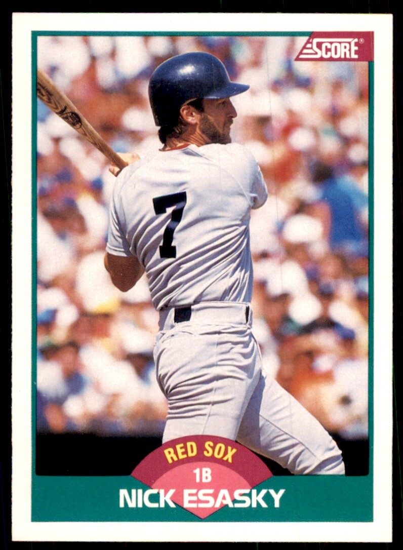 1989 Score Rookie & Traded- Nick Esasky Boston Red Sox #37T