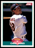 1989 Score Rookie & Traded- Chris James San Diego Padres #46T