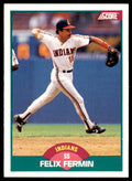 1989 Score Rookie & Traded- Felix Fermin Cleveland Indians #78T
