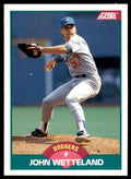 1989 Score Rookie & Traded- John Wetteland Los Angeles Dodgers #90T