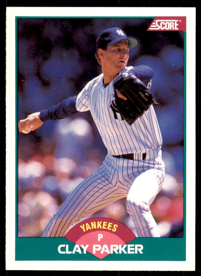 1989 Score Rookie & Traded- Clay Parker New York Yankees #94T