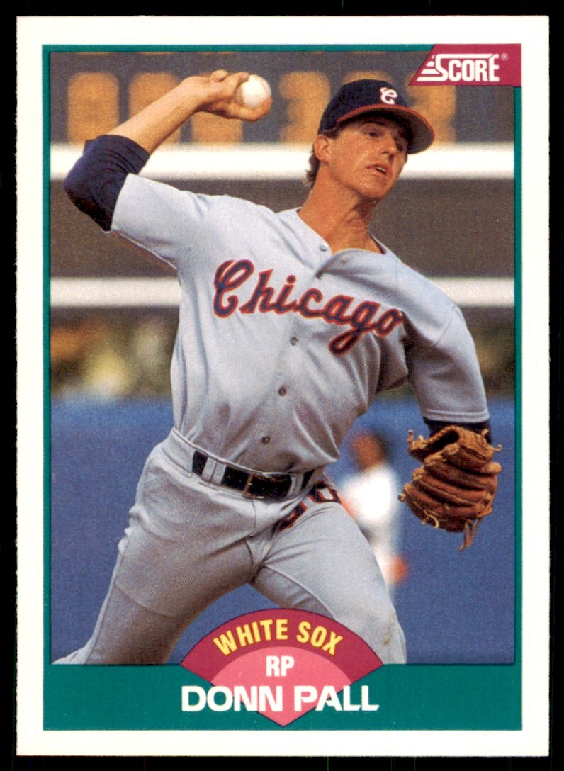 1989 Score Rookie & Traded- Donn Pall Chicago White Sox #102T