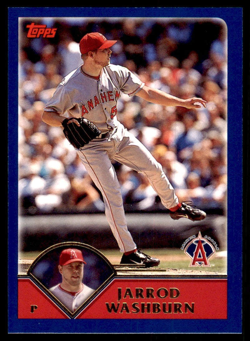 2003 Topps Jarrod Washburn Anaheim Angels #449
