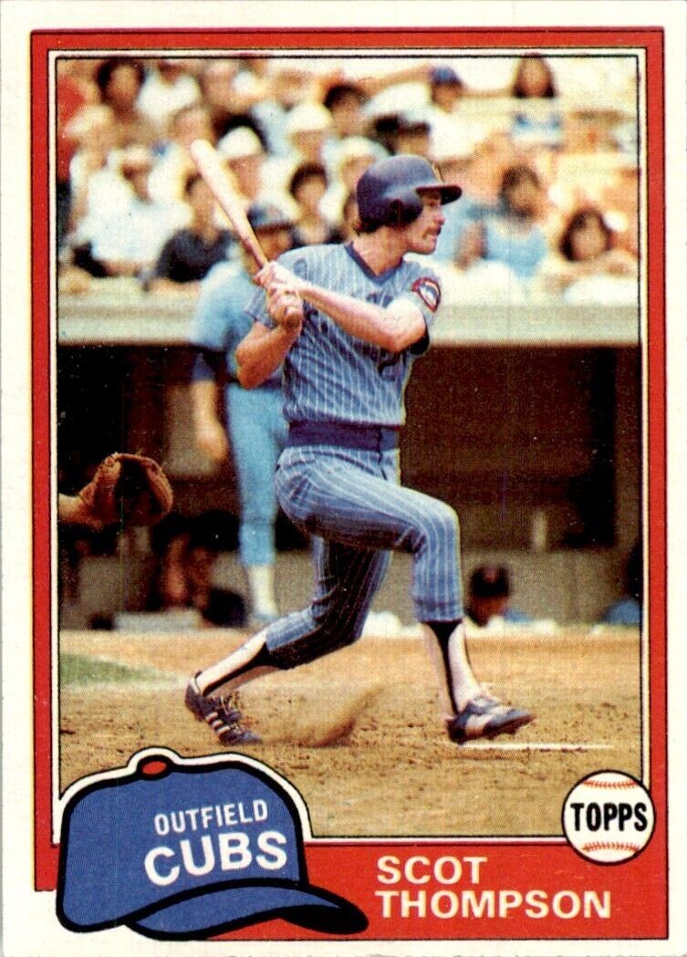 1981 Topps Scot Thompson Baseball Cards #395