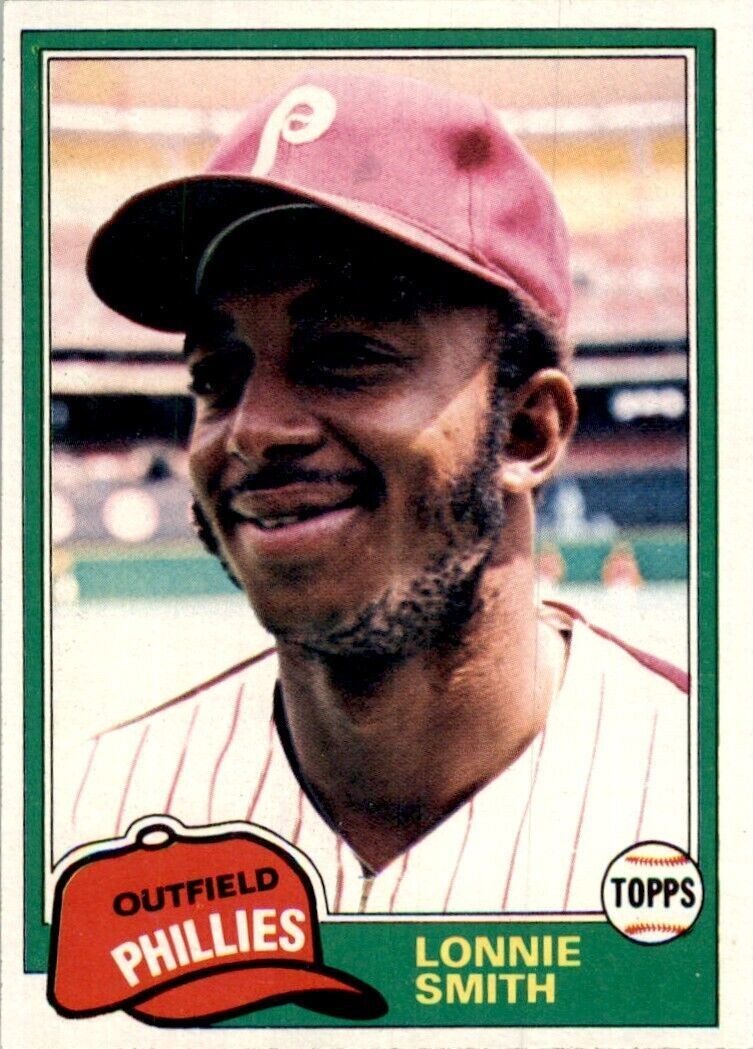1981 Topps Lonnie Smith 101 Baseball Cards #317