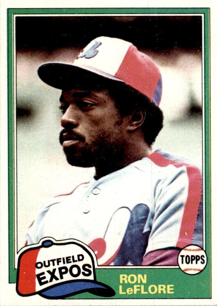 1981 Topps Ron LeFlore Baseball Cards #710