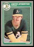 1985 Fleer Keith Atherton 104 Baseball Cards #415