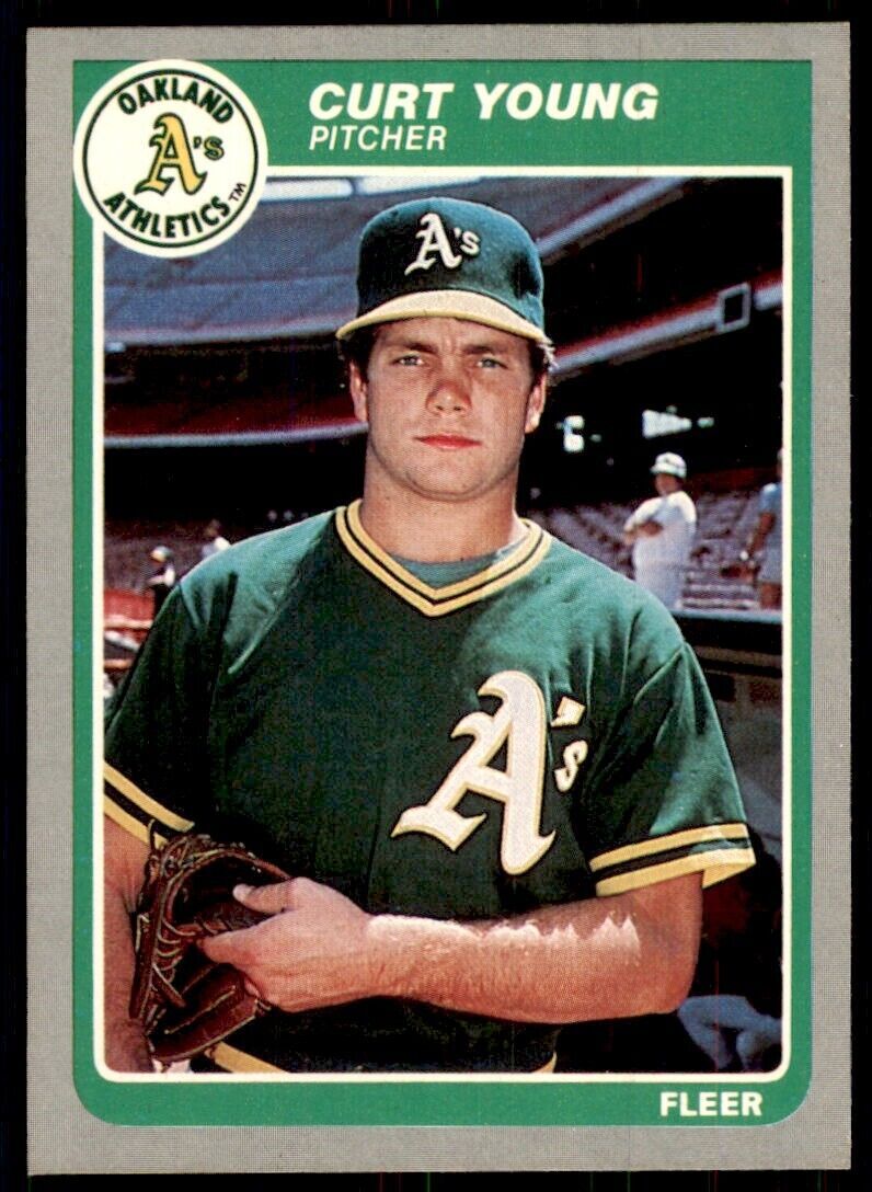 1985 Fleer Curt Young 103 Baseball Cards #436