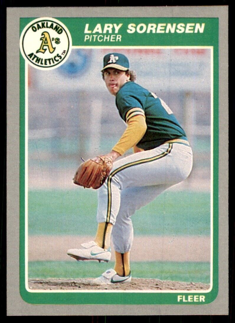 1985 Fleer Lary Sorensen 100 Baseball Cards #434