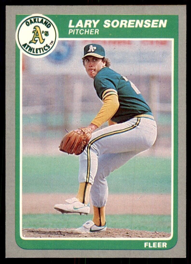 1985 Fleer Lary Sorensen 102 Baseball Cards #434