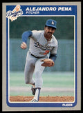 1985 Fleer Alejandro Pena 103 Baseballl Cards #379