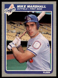 1985 Fleer Mike Marshall Baseballl Cards #377