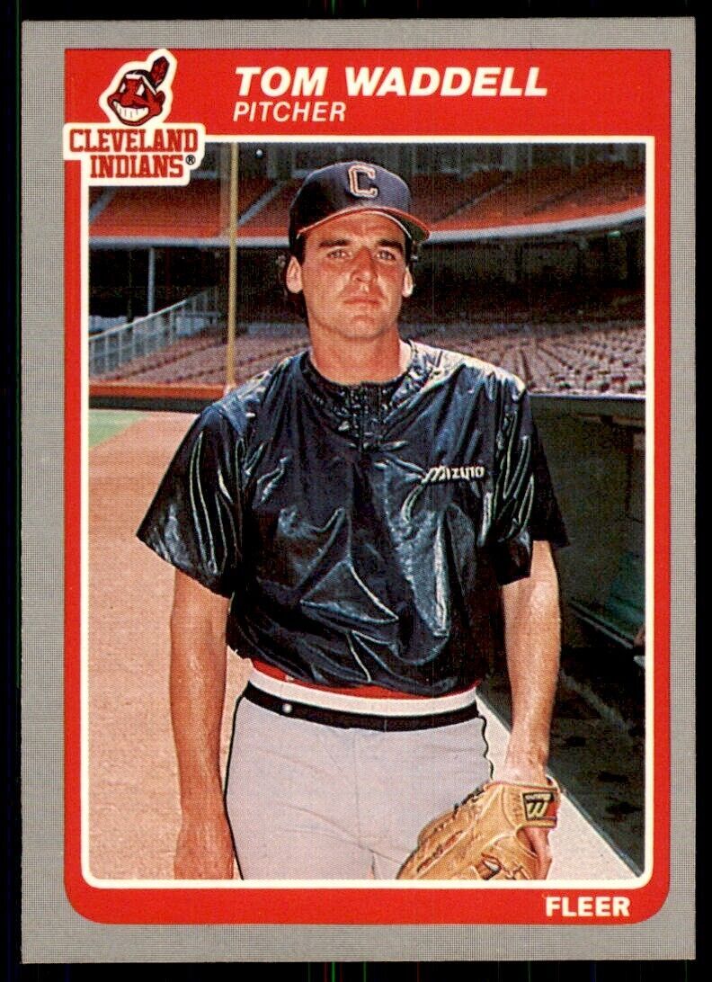 1985 Fleer Tom Waddell 100 Baseball Cards #459