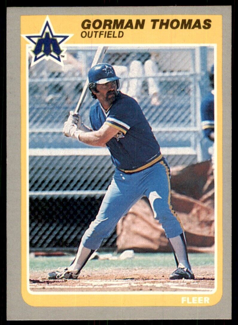 1985 Fleer Gorman Thomas 101 Baseball Cards #503