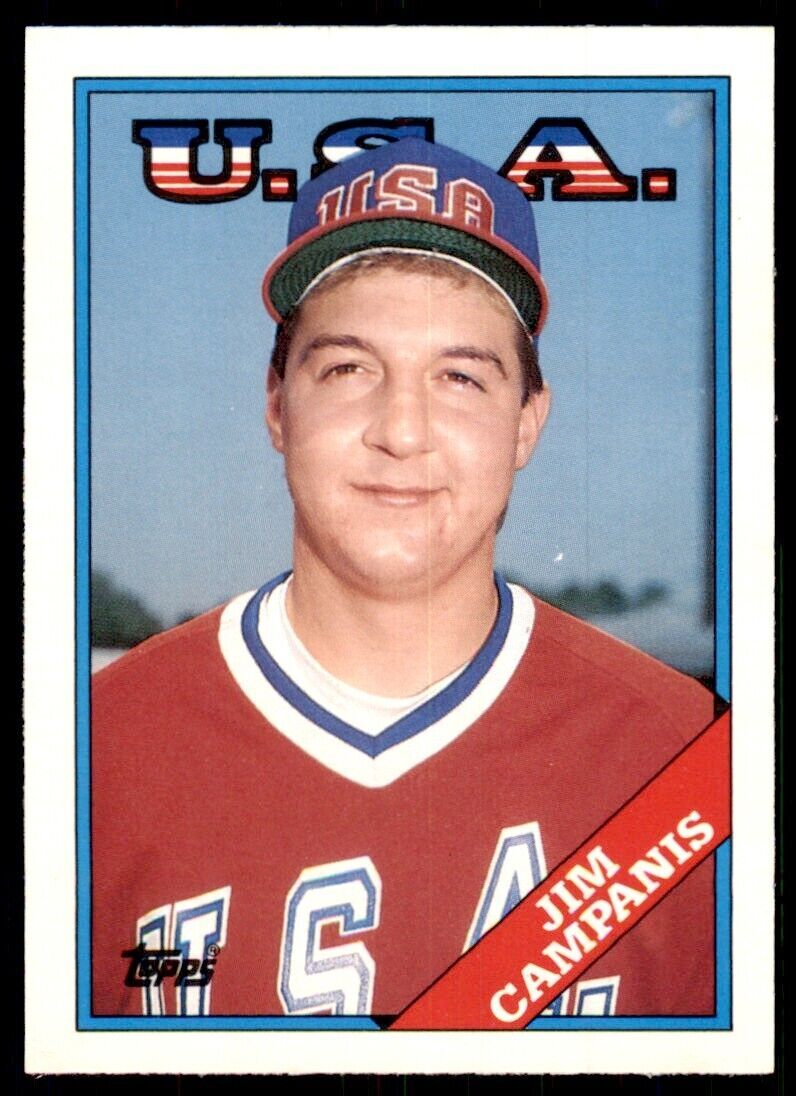 1988 Topps Traded Jim Campanis Baseball Cards #23T