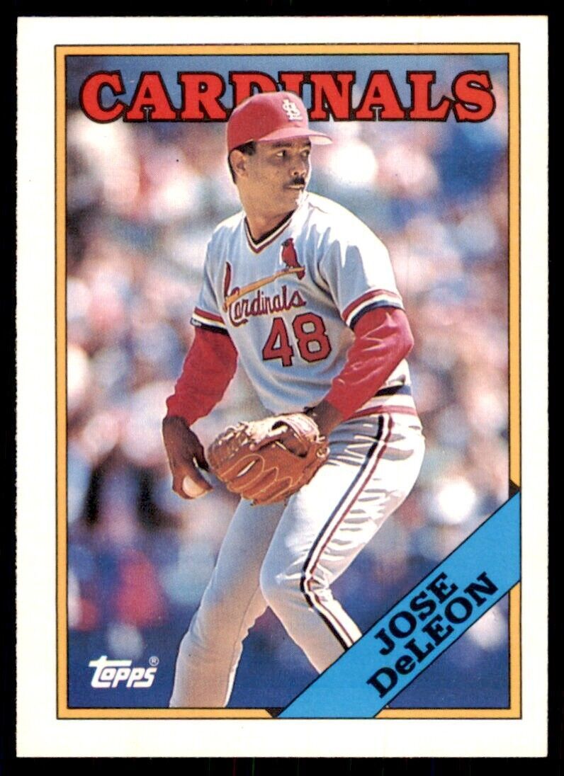1988 Topps Traded Jose DeLeon Baseball Cards #34T