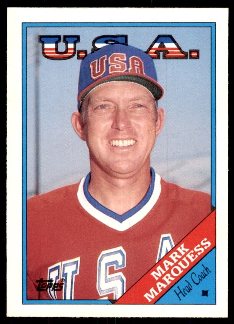 1988 Topps Traded Mark Marquess Baseball Cards #65T