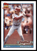 1991 Topps Rod Booker 103 Baseball Cards #186